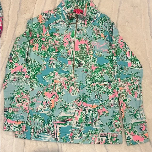 🦄HTF Lilly Pulitzer Skipper Popovers half-zip set of 7!!! 5XS+2S like new & NWT - Picture 4 of 11